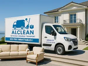 devis débarras Bernex - ALCLEAN - Votre spécialiste du Nettoyage et Déménagement en Suisse Romande