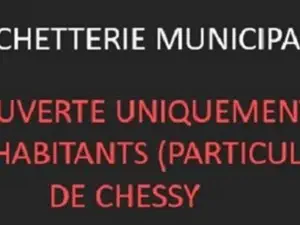 devis débarras Chessy - Déchetterie uniquement ouverte aux habitants (particuliers) de CHESSY