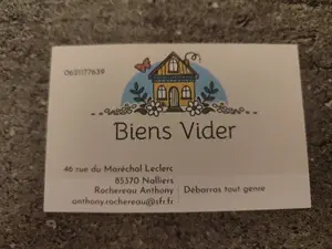 devis débarras Le Langon - Biens Vider