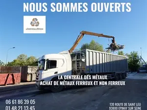 devis débarras Épinay-sur-Seine - La Centrale des Métaux - Ferrailleur 93 - Achat de métaux 93