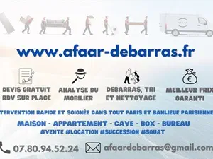 devis débarras Boissy-Saint-Léger - Afaar-débarras