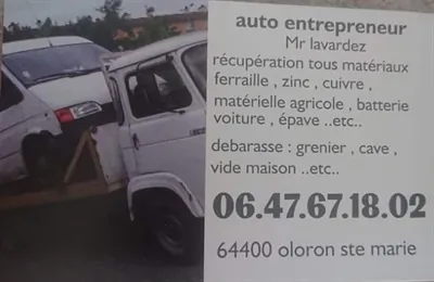 Ferrailleur récup 64 lavardez